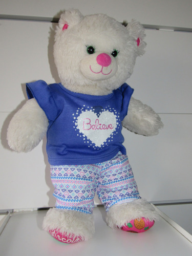 Build A Bear Conjunto Pijama Morada