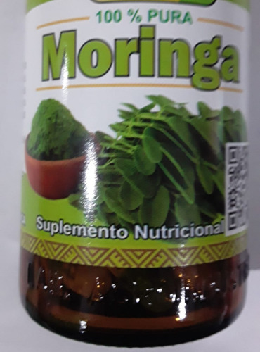Imagen 1 de 1 de Moringa Oleifera Oferta 2 Frascos X 90 Caps!!!