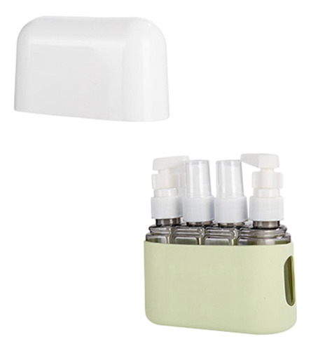 Botellas De Viaje Para Artículos De Tocador 4 Piezas Verde