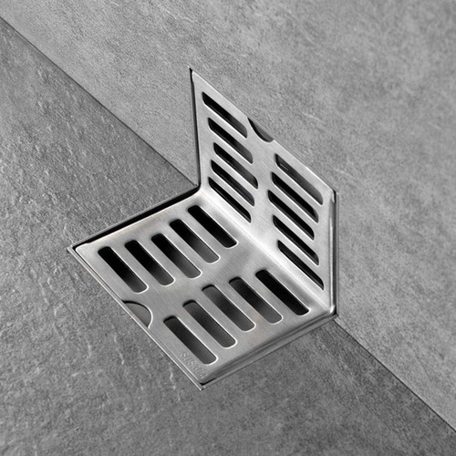 Drenaje De Piso De Esquina En Forma De L Acero Inoxidable Re