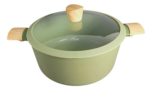 Olla Hudson OLI05 Olive 24 Cm Con Antiadherente 4.2 L