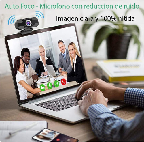Imagen 3 de 10 de Webcam Camara Web Para Pc Usb Full Hd 1080p Con Microfono