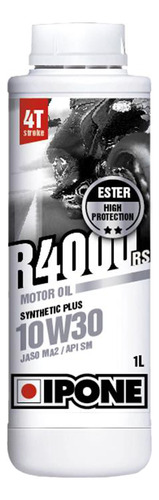 Aceite Moto Semisintetico R4000 Rs 4t 10w30 1l Ipone