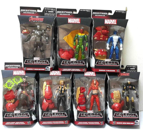 Marvel Legends Serie Hulkbuster Wave Baf Completa 7 Figuras