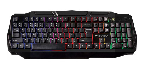 Imagen 3 de 4 de Kit De Teclado Y Mouse Gamer Newvision Nw-se600 Pad