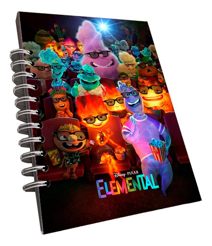 Cuadernos Elementos Pixar Tapa Dura