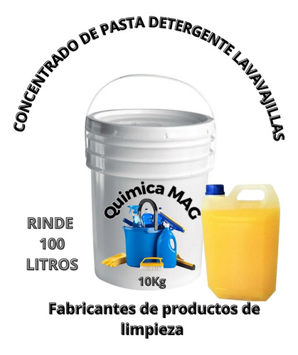 Pasta Concentrada Detergente Ultra Para 100 Lt