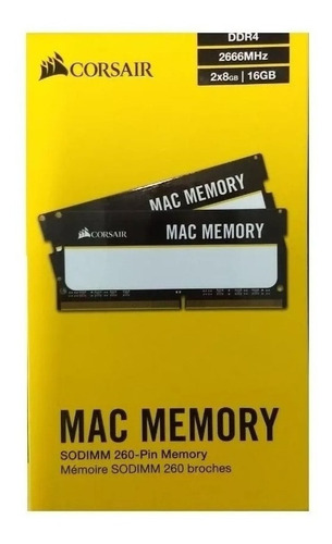 Imagem 3 de 6 de Corsair Vengeance 16gb (2x8gb) Ddr4 2666mhz Para Mac Ddr4