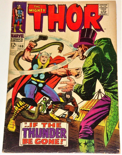 Thor #146- Key Issue- Origen De Los Inhumanos- 1967¡ (Usado)