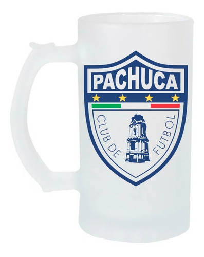 Tarro Cervecero 16oz Pachuca Futbol Mexicano