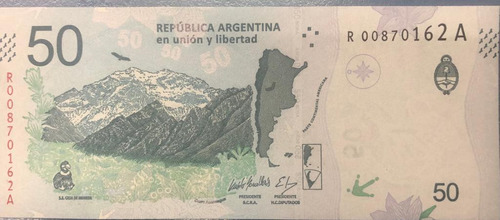 Billete 50 Pesos Condor Reposicion Sin Circular 