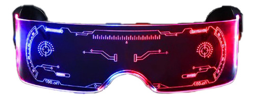 7 Colores Lentes Led Fiesta Gafas Cyberpunk Led Luminosa