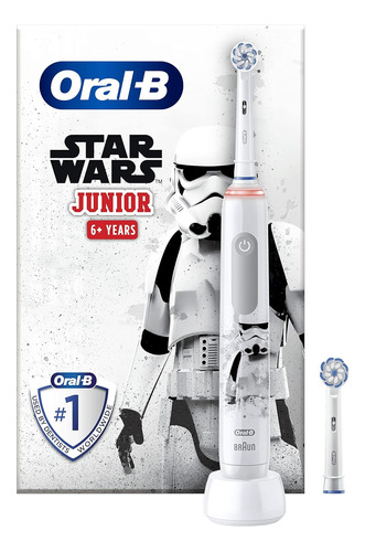 Oral-b Junior Cepillo Eléctrico, 1 Mango De Star Wars, 2 Cab