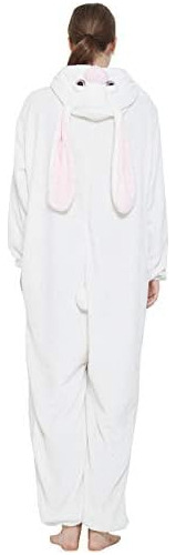 Anbota Disfraz De Conejito De Pascua Conejo Onesie Para Adul