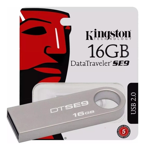 Flash Memory Pendrive 16gb Kingston Metalico Sellado Blister