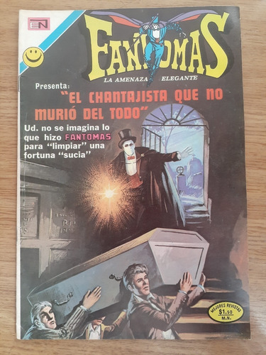 Cómic Fantomas La Amenaza Elegante Año 4 Número 96 Editorial Novaro 1972