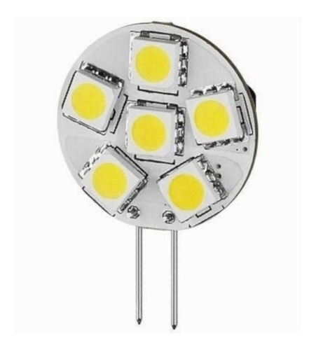 Pack De 2 Lámparas G4 Con 6 Leds Smd 5050 Blanco Frio