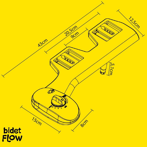 Bidet Para Inodoro Plus Adaptable+kit Instalacion Env/gratis
