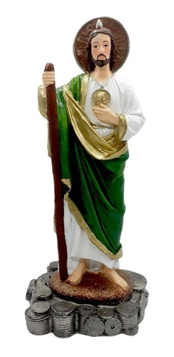 San Judas Tadeo B. M. 36cm Manto Verde 