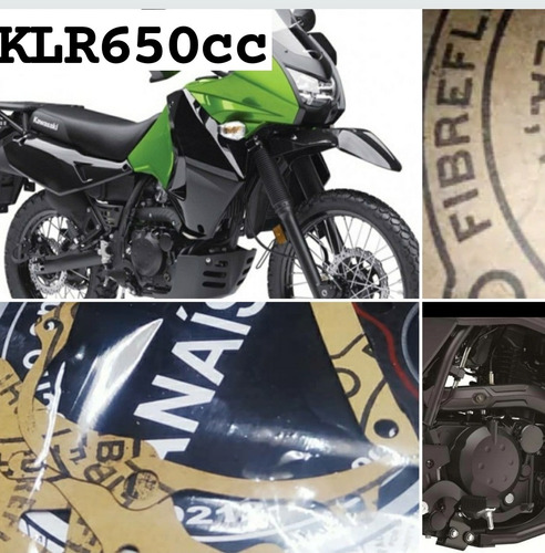 Imagen 1 de 5 de Kit Empacaduras Klr 650 (las Marrones)