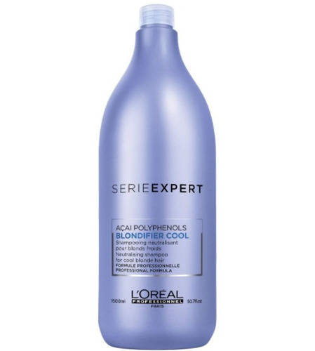 Imagen 1 de 1 de Shampoo L'Oréal Professionnel Serie Expert Blondifier Cool en botella de 1500mL por 1 unidad