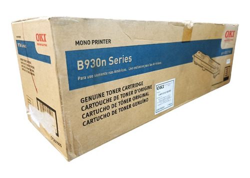 Tóner Oki 52117101 Negro Nuevo Original Para B930n Series