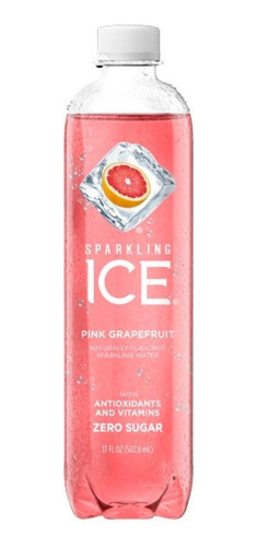 4 Pack Agua Sabor Toronja Sparkling Ice 502 Ml