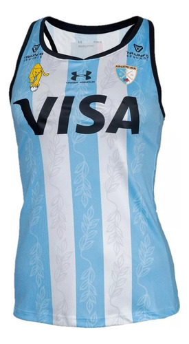 Camiseta Musculosa Oficial Las Leonas Under Armour Titular