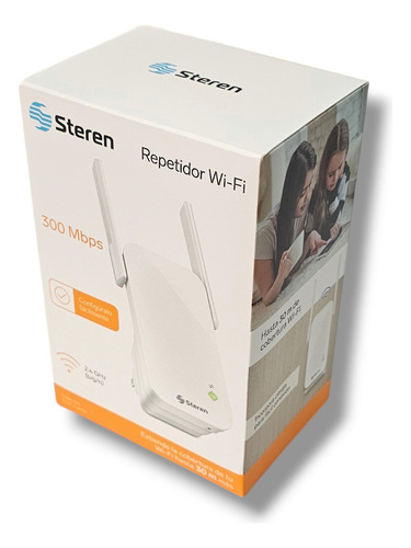 Repetidor Wi-fi* 300 Mbps 2,4 Ghz Hasta 30m De Cobertura