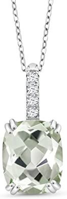 Gem Stone King - Colgante De Plata De Ley 925 Con Topacio