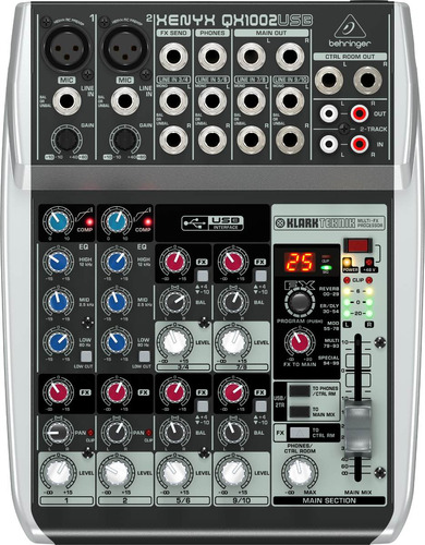 Mezcladora Behringer Xenyx Qx1002usb 