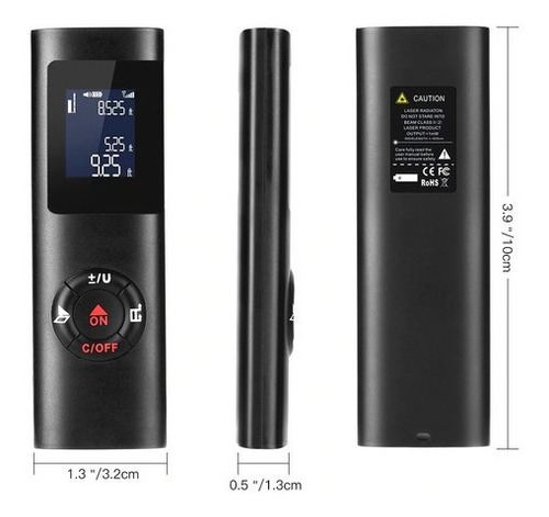 Cinta Métrica Digital Portátil Láser De Alta Precisión 40m Cinta Métrica Digital Portátil Láser De Alta Precisión 40m