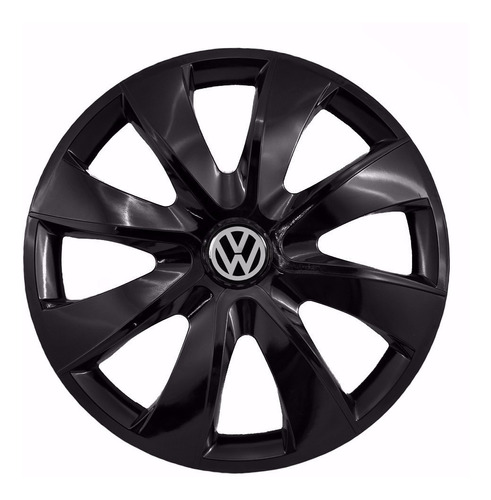 Calota Esportiva Aro 14 Prime Preta Vw Gol Parati Voyage Up