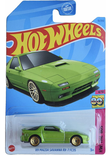 Hot Wheels Auto 89 Mazda  Savanna Rx 7 Fc35 Esc1:64 Cadia