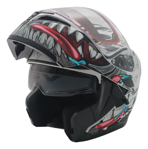 Casco de moto alien hotsell