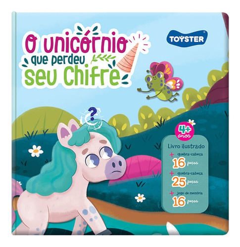 Livro Brinquedo O Unicornio Que Perdeu Seu Chifre Toyster