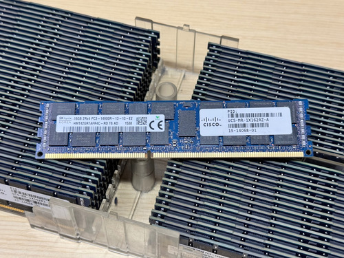 Lote 4 Memoria Ram 16 Gb Ddr3 1600 Mhz R Dimm *para Servidor (Usado)