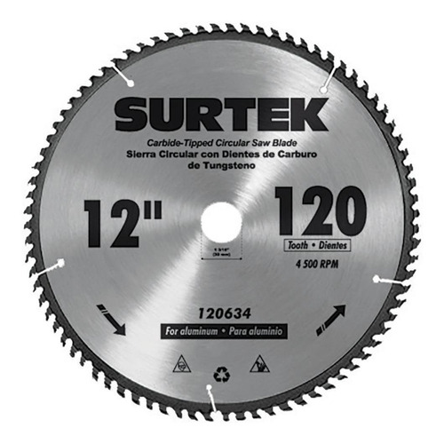 Surtek Disco Para Sierra Circular 10  40 Dientes 120621