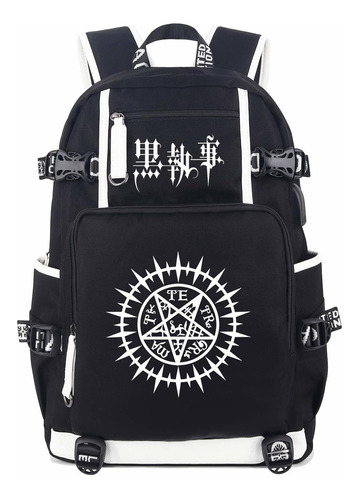 Anime Black Butler Luminous Schoolbag Mochila Para Comp...