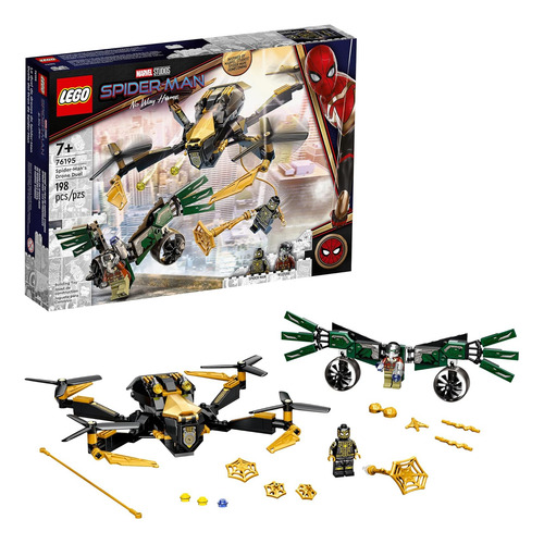 Kit De Construcción Lego Marvel Spider-man's Drone Duel 7619