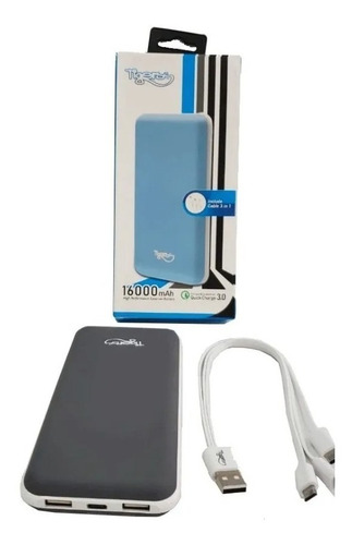 Imagen 1 de 1 de Powerbank 16000 Mah Portátil Tigers