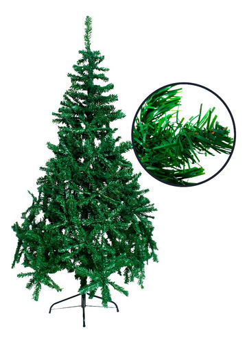 Arbol Navidad Pino Navideño Artificial 160 M 750 Ramas Verde