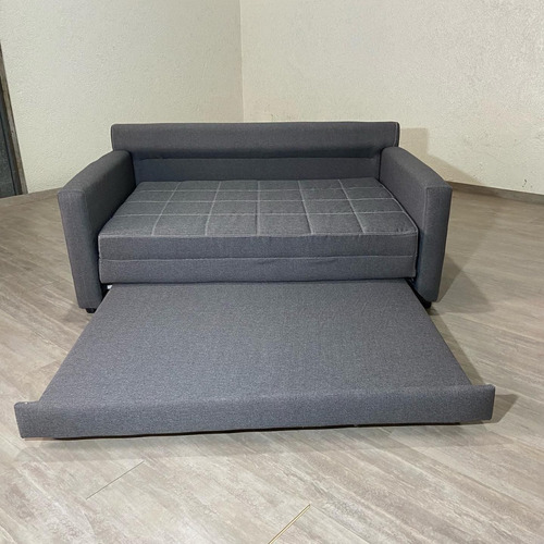 Sofá Cama Donatto 2 Plazas 1.65 M. Gris Oscuro Liso