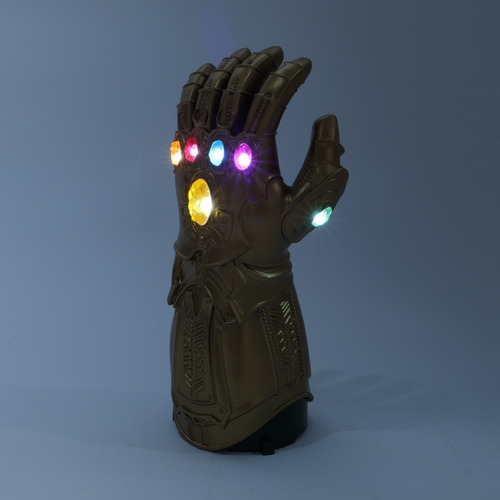 Crianças Infinito Manopla Led Acende Acima Thanos Luva Brinq