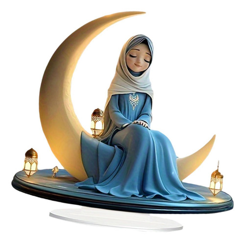 Estatua Decorativa De Niña Plana 2d, Decoración De