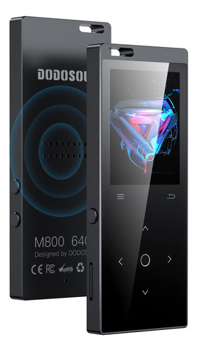 Dodosoul Reproductor De Mp3 De 64 Gb, Reproductor De Musica