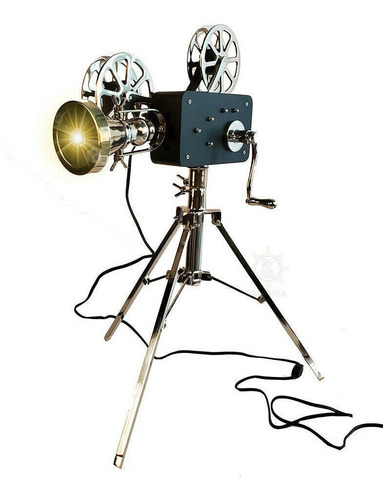 Movie Theater Film Projector Floor Lamp 36  Replica Vint Ccj