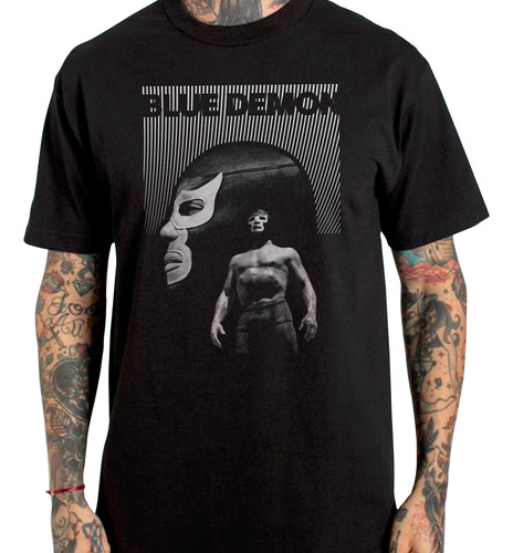 Playera Blue Demon Para Hombre - Lucha Libre