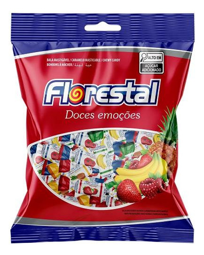 Balas Mastigáveis Sortidas Doces Emoções Florestal 60g