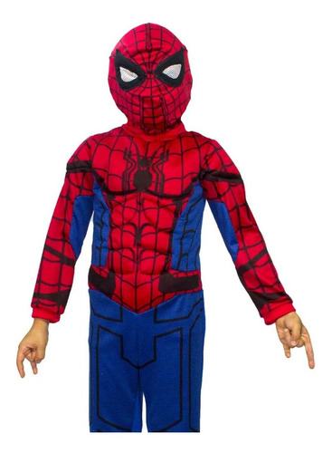 Imagen 4 de 9 de Disfraz De Spiderman Para Niños - Hombre Araña